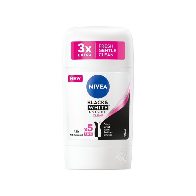 Nivea Black & White Clear Stick 50 ml