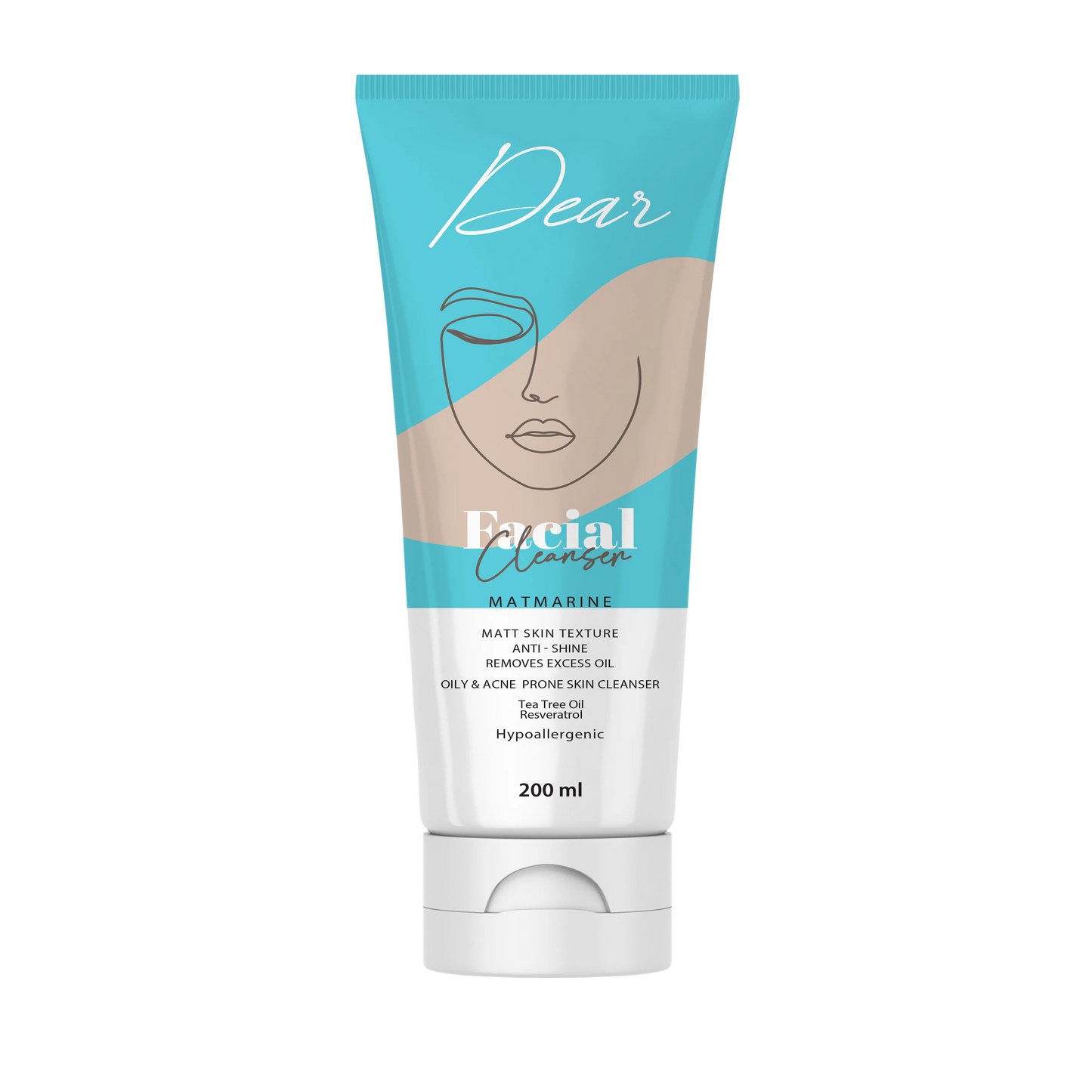 Dear Facial Cleanser (Oily & Acne-Prone Skin) – 200 ml