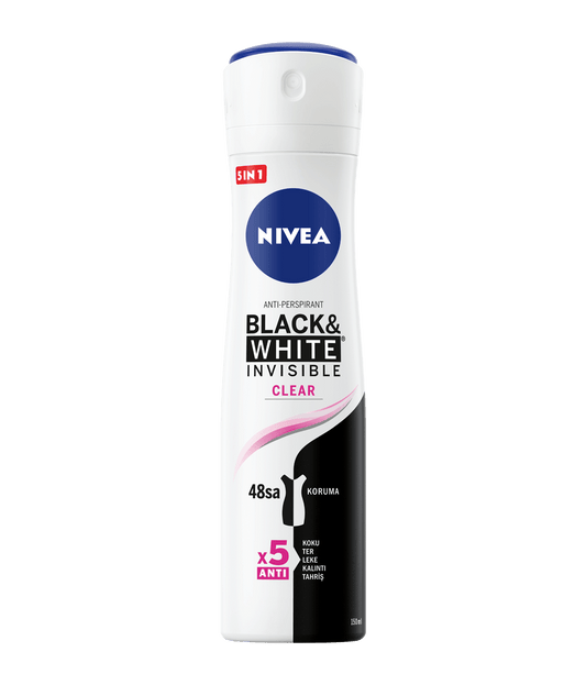NIVEA Black & White Invisible Anti-Perspirant Spray for Women – 150ml