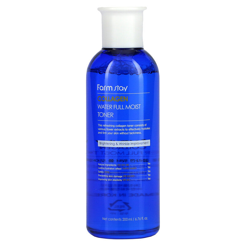 Farm stay toner collagen water full moist toner 200ml