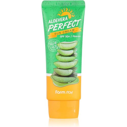 Farm stay aloevera perfect sun cream spf50 70g farm stay aloe vera perfect spf 50+ sun cream 70 ml