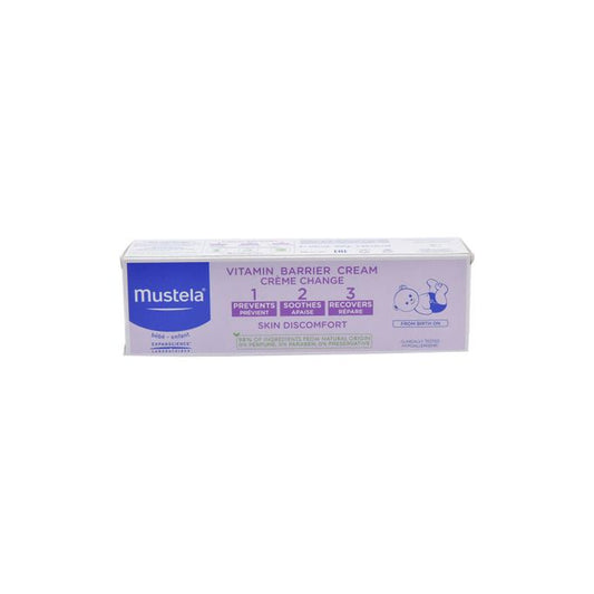 Mustela Vitamin Barrier Cream Prevents, Soothes & Recovers - 100Ml