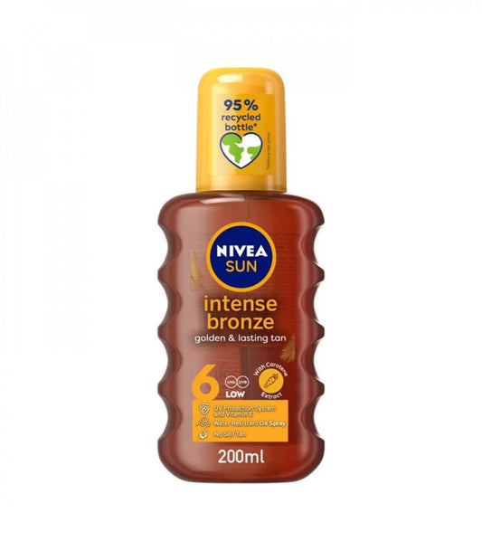 Nivea Sun Intense Bronze Oil Spray SPF 6 – 200ml