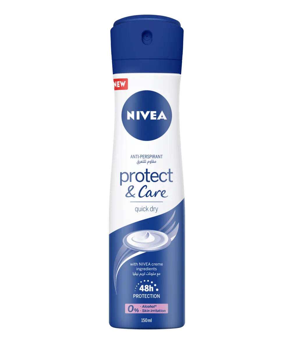 NIVEA Protect & Care Anti-Perspirant Spray for Women – 150ml