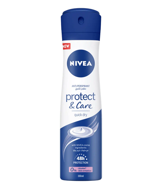 NIVEA Protect & Care Anti-Perspirant Spray for Women – 150ml