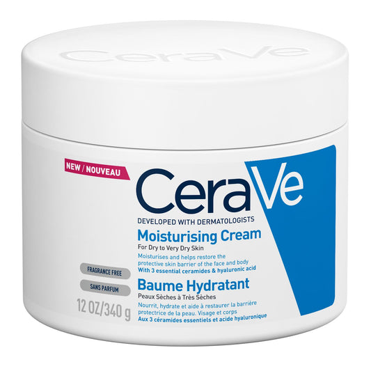 CeraVe Moisturising Cream – 340ml (Dry to Very Dry Skin)