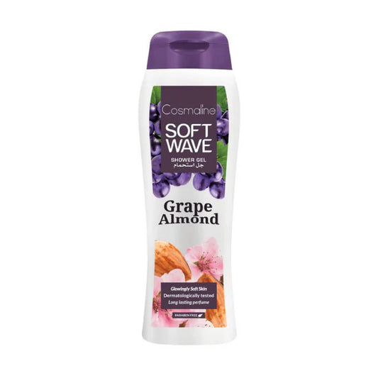 Cosmaline Soft Wave Shower Gel – Grape & Almond (400 ml)
