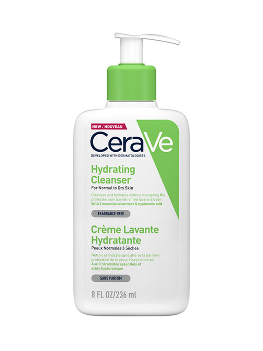 CeraVe Hydrating Cleanser – 236ml (Normal to Dry Skin)