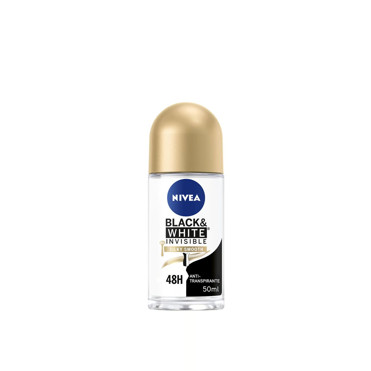 Nivea Black & White Invisible Silky Smooth Roll-On - 50ml