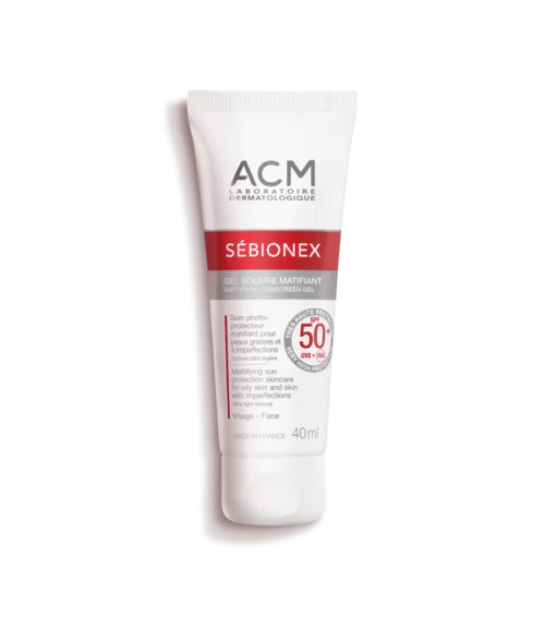ACM Sebionex Mattifying Sunscreen Gel SPF 50+ – 40ml